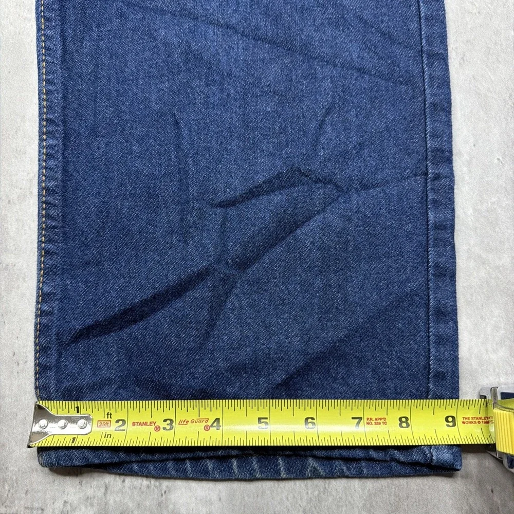 Vtg Levi's 509 Orange Tab Jeans 44x30 Made in USA Dark Wash Straight Leg 80s 90s